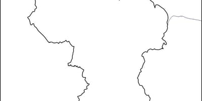 Празно карта на Гвајана